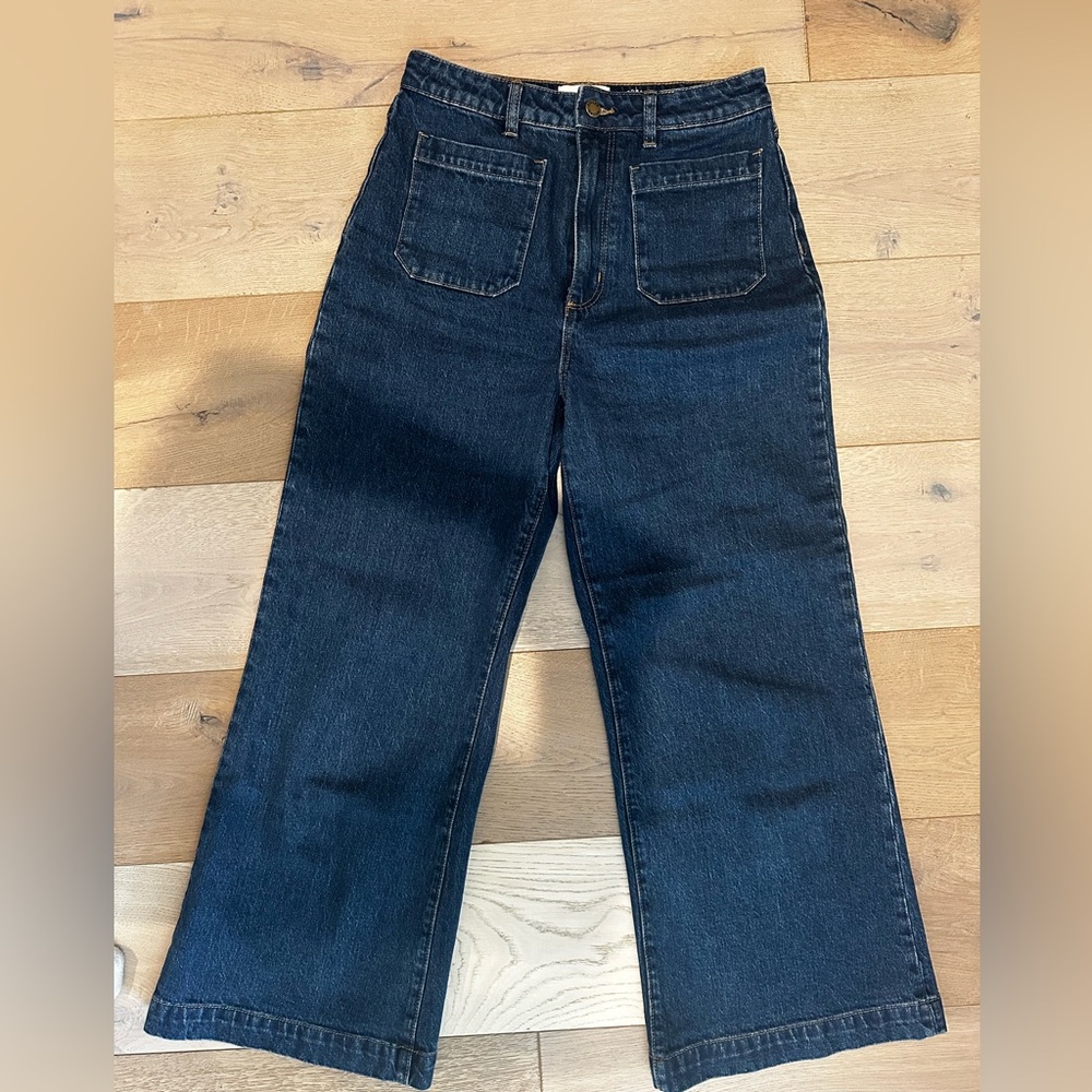 ROLLA'S Dark Denim Wide-Leg Jeans